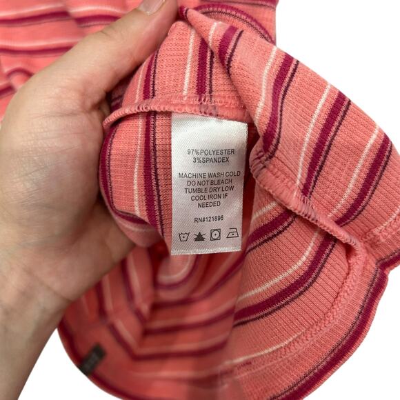 Title‎ Nine Racerback Tank Striped Adventure Awaits Summer Top Size L - Picture 5 of 6